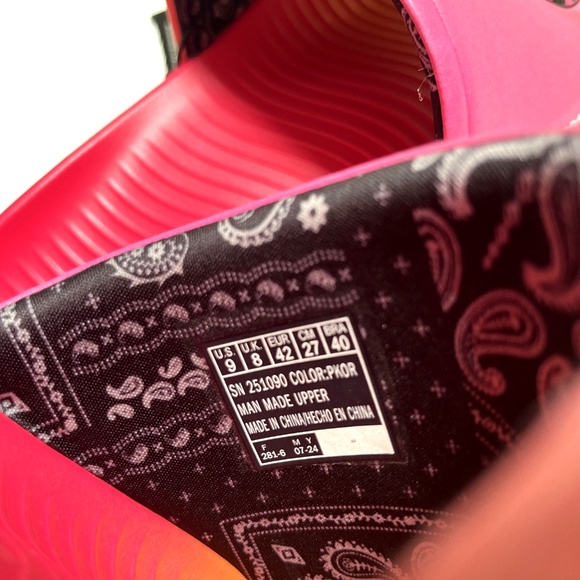 NWOB Skechers x Snoop Dogg Dr. Bombay Slide Sandals Men’s Pink Orange Monkey - Picture 8 of 9